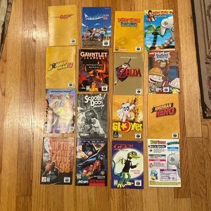 Nintendo 64-instruction booklets